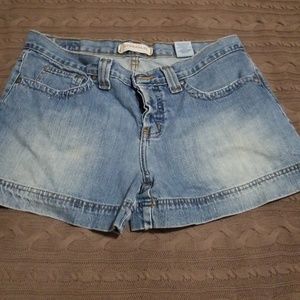 Hydraulic jean shorts